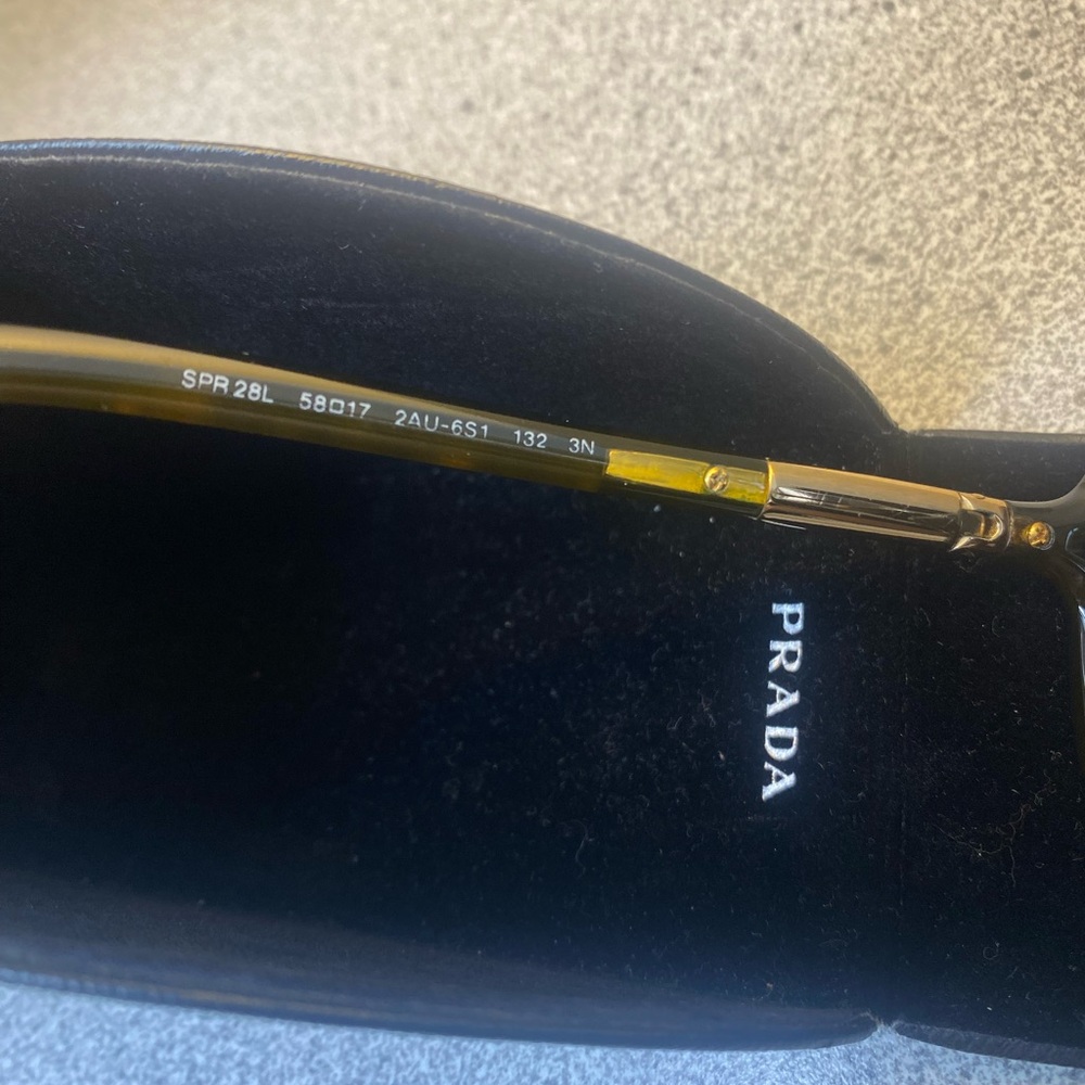 Prada Spr28l Tortoise Shell Oversized Sunglasses … - image 4